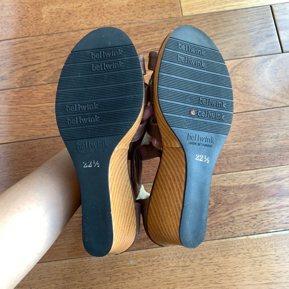 Bellawink Strappy Wedge Sandals - Picture 4 of 4